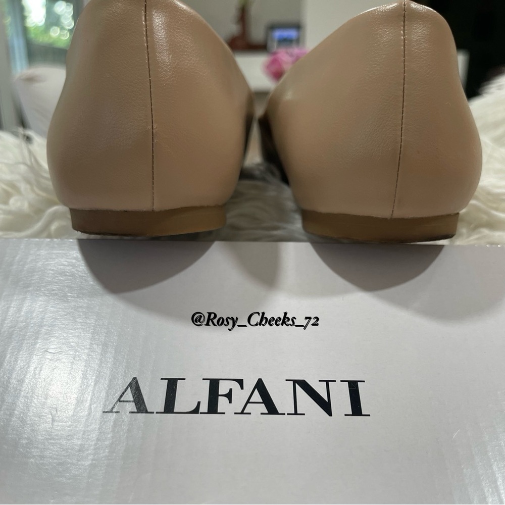 Alfani Women's Beige Flats - Picture 6 of 7